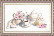 Набір для вишивання Чарівна Мить М-186 "Білий сервіз"