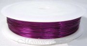 Проволока медная диаметр 0,2 мм фиолетово-розовая