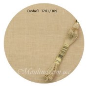 Канва Zweigart льняная 28 ct Лен Кашель / Cashel Linen светлый мокко 309