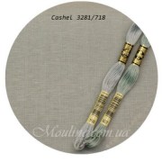 Канва Zweigart льняная 28 ct Лен Кашель / Cashel Linen серый 718