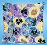 Набор для вышивания гобеленом Design Works 2613 Pansies / Анютины глазки