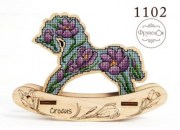 Набор для вышивки крестом Игрушка на деревянной основе от ФрузелОК 1102