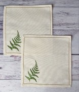 Серветка з вишивкою Папороть