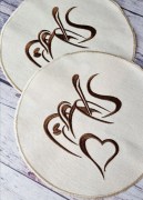 Серветка під тарілки чашка кави