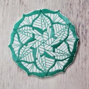 Серветка сервірувальна для столу, тумби, комоду бірюзова