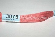 Нитки мулине Гамма 3075 для вышивания розово-персиковый
