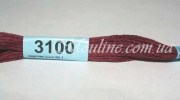 Нитки мулине Гамма 3100 для вышивания крестиком грязно-бордовый