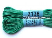Нитки мулине Гамма 3136, для вышивания крестиком