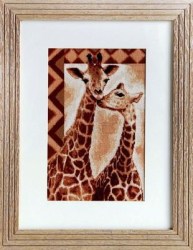 Набор для вышивания Luca-S 2216 Жирафы