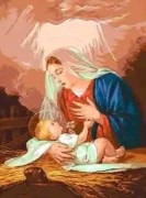 Набор для вышивания гобеленом Jesus birth 138