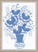 Набор для вышивания Риолис 1366 Голубой букет