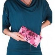 Вышивка кошелька Клатч на пластиковой канве 220