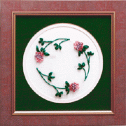 Набор для вышивки лентами Л-017 Клевер