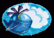 Набір для вишивання коврика Чарівна Мить РТ-201 "Гелікоптер"