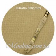 3835/309 Zweigart, Lugana 25 (відрізи) світлий мокко