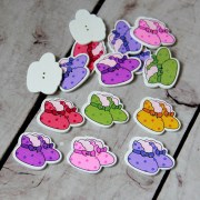 Пуговица деревянная Пинетки M011-65