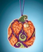 Набір для вишивання Мілл Хілл, Autumn Pumpkin / Осінній гарбуз, Mill Hill MH16-2021
