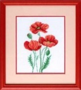 Набір для вишивання, Повітруля П6-005, Маки