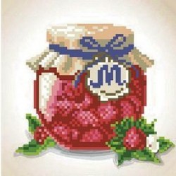 Т-586 Малиновий джем, схема для вишивання бісером