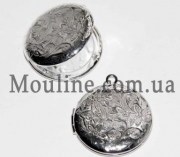 Медальон Круг для вставки серебро