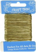 Нить декоративная Metallic Gold 10210 craft trim