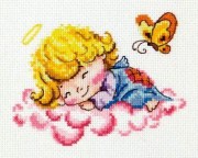Набор для вышивания Чудесная игла 35-10 Милый ангелочек
