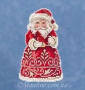 Набор для вышивания Santa With Cardinal / Санта и кардинал Mill Hill JS201913
