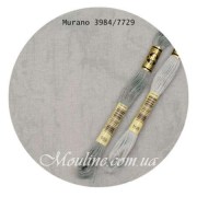 Равномерка Zweigart Murano Lugana 32 мрамор серый 7729