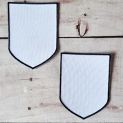 Заготівля шеврона нашивки для друку (сублімації)