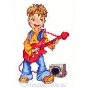 Набор для вышивания Чудесная игла 33-19 Рок музыкант