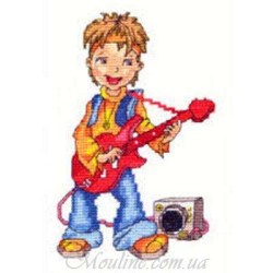 Набор для вышивания Чудесная игла 33-19 Рок музыкант