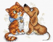 Набор для вышивания Жар-Птица М-191 Лучшие друзья