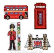 Вышивка крестиком на пластиковой канве Магниты от М.П. Студия Р-305 Страны