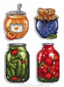 Набор для вышивания Жар-Птица Р-454 Дары осени Магниты