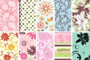 Набор бумаги для скрапбукинга 30х30 (10  листов) 180г/м2