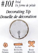 Насадка Wilton, для кондитерского мешка №101 Лепесток