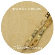 Ткань для вышивания Лен Цвайгарт Ньюкасл 40 цвет 3348/3009 мокко мрамор