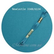 Ткань для вышивания Лен Цвайгарт Ньюкасл 40 цвет 3348/6134 лагуна / Lagoon