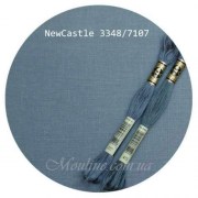 Ткань для вышивания Лен Цвайгарт Ньюкасл 40 цвет 3348/7107 антрацит