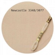 Ткань для вышивания Лен Цвайгарт Ньюкасл 40 цвет 3348/3077 влажный песок / Wet Sand