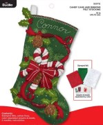 Рождественский сапожок фетровый 86971