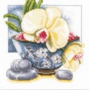 Набор для вышивания крестом Вервако PN-0021474 Орхидея 