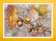 Набор для частичной вышивкиCrystal Art  Осенний набросок ВТ-503