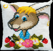 Набор для вышивки подушки Чарівна Мить РТ-148 Коза-дереза