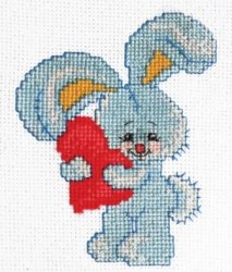 Набор для вышивания Повитруля П1 034 Зайчик