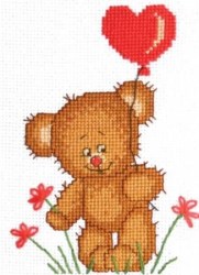Набор для вышивания Повитруля П1 035 Мишка