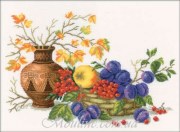 Набор для вышивания крестом RTO 188 Чаша со сливой