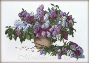 Набор для вышивания крестом RTO Сирень R187