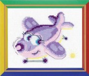 Риолис вышивка крестом Самолетка НВ127