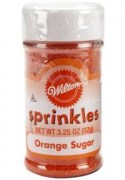 Сахар цветной для декора Wilton оранжевый